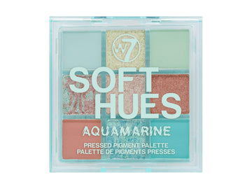 W7 Soft Hues Pressed Pigment Palette - Aquamarine