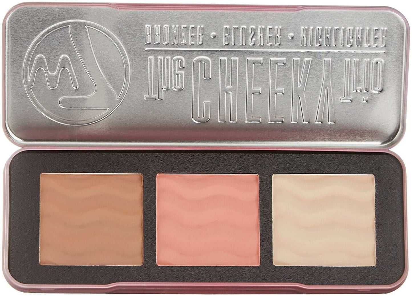 W7 The Cheeky Trio Bronzer Blusher Highlighter Palette