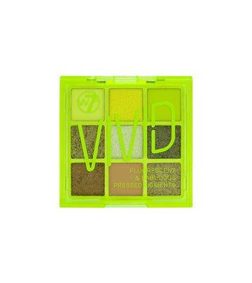 W7 - Vivid Pressed pigments palette - Glowin' Green