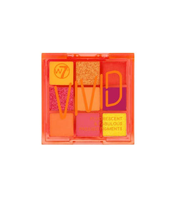 W7 - Vivid Pressed pigments palette - Outrageous Orange