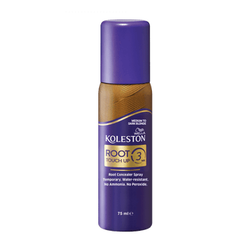 Wella Koleston Roots Touch Up 3 Sec Root Concealer Hair Spray Medium Blonde 75ml