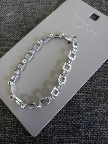 Silver Sterling Zirconia Bracelet