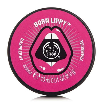 The Body Shop Born Lippy Pot Lip Balm Raspberry