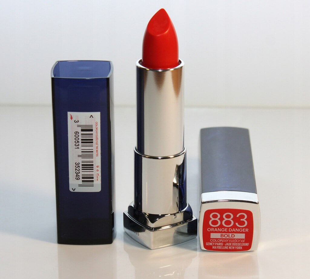 Maybelline Color Sensational Matte Lipstick 883 Orange Danger