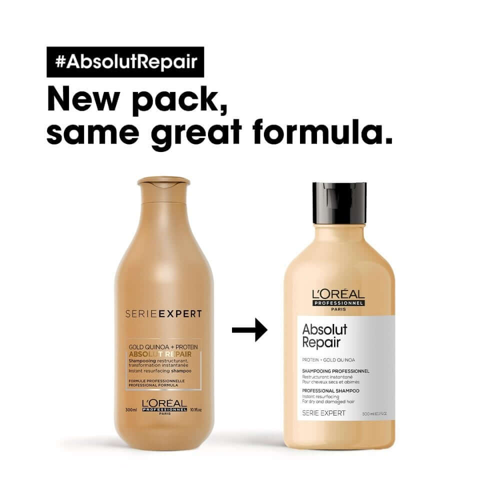 Loreal Professionnel Absolut Repair Gold Quinoa + Protein Shampoo 300ml