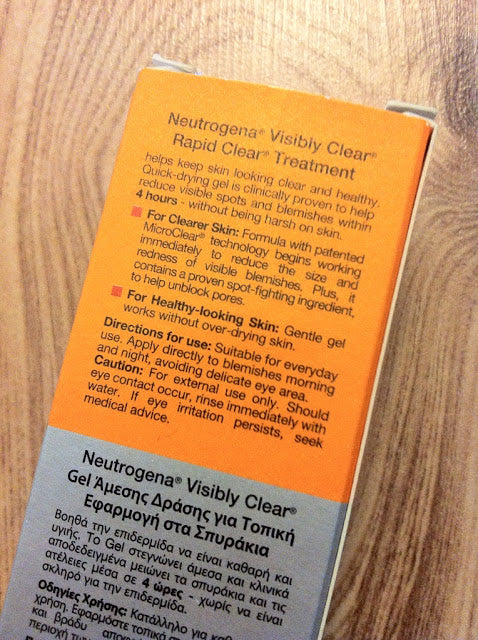 Neutrogena Visibly Clear Rapid Clear Treatment 15Ml