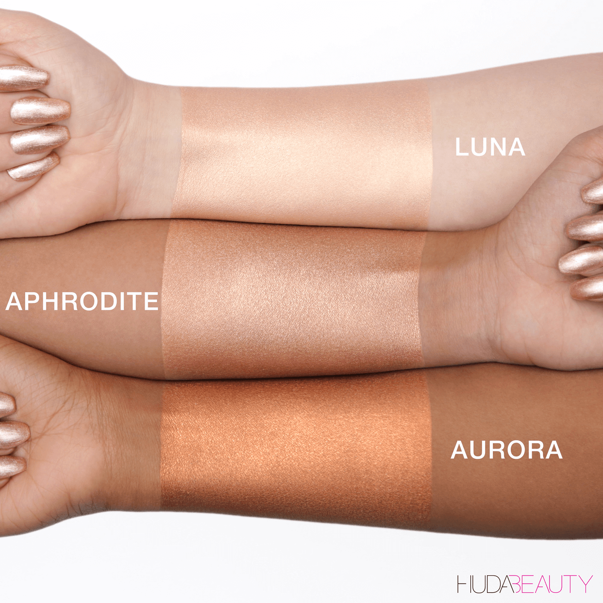 Huda Beauty N.Y.M.P.H. Not Your Mama’s Panty Hose All Over Body Highlighter Luna