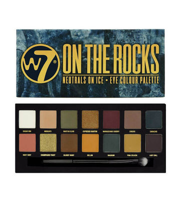W7 Eye shadow palette On the Rocks