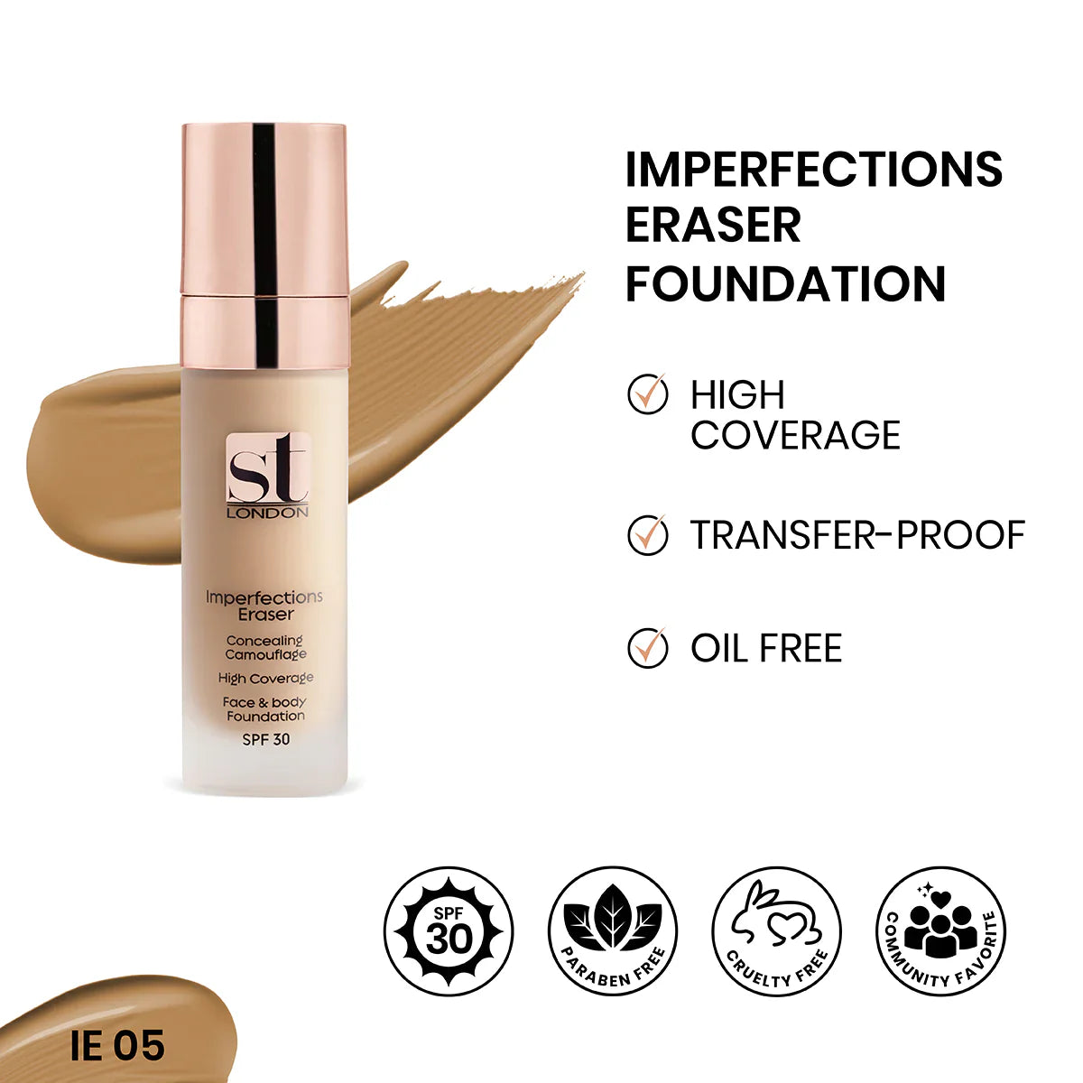 ST London Imperfection Eraser Foundation IE05 30ml