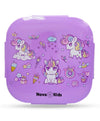 Nova Unicorn Purple Bento Lunch Box - 1000ml, Leakproof with Cutlery for Kids
