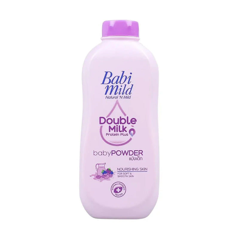Babi Mild Baby Powder Double Milk Protein Plus 380gm