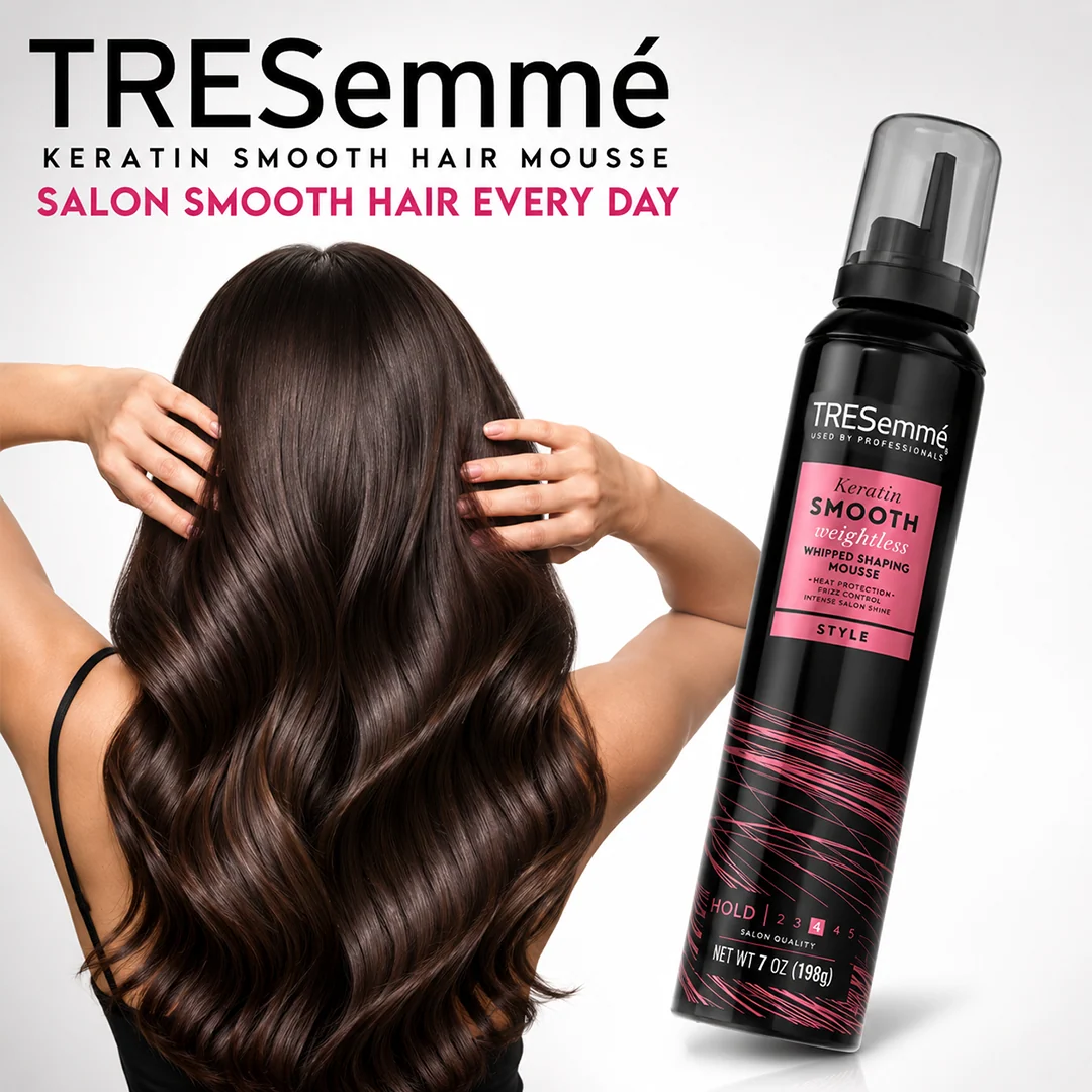 Tresemme Keratin Smooth Weightless 3 Hair Mousse 198g