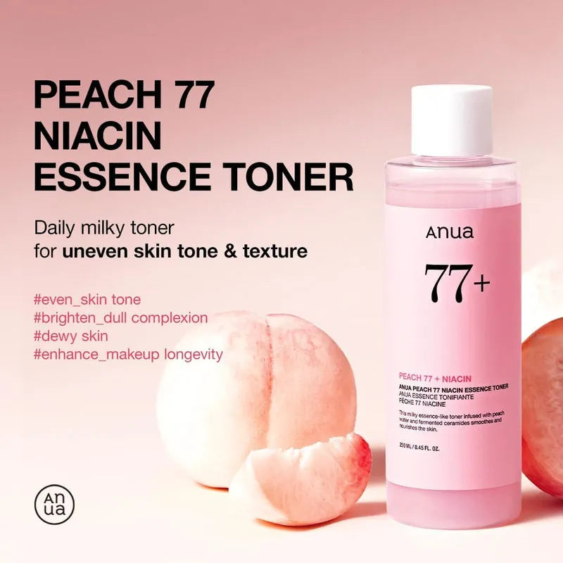Anua  - Peach 77 Niacin Essence Toner 77%  250Ml