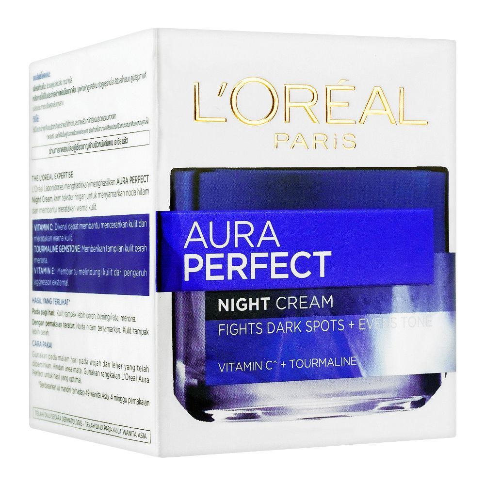 Loreal Paris Aura Perfect Night Cream Whitening Even Tone 50ml