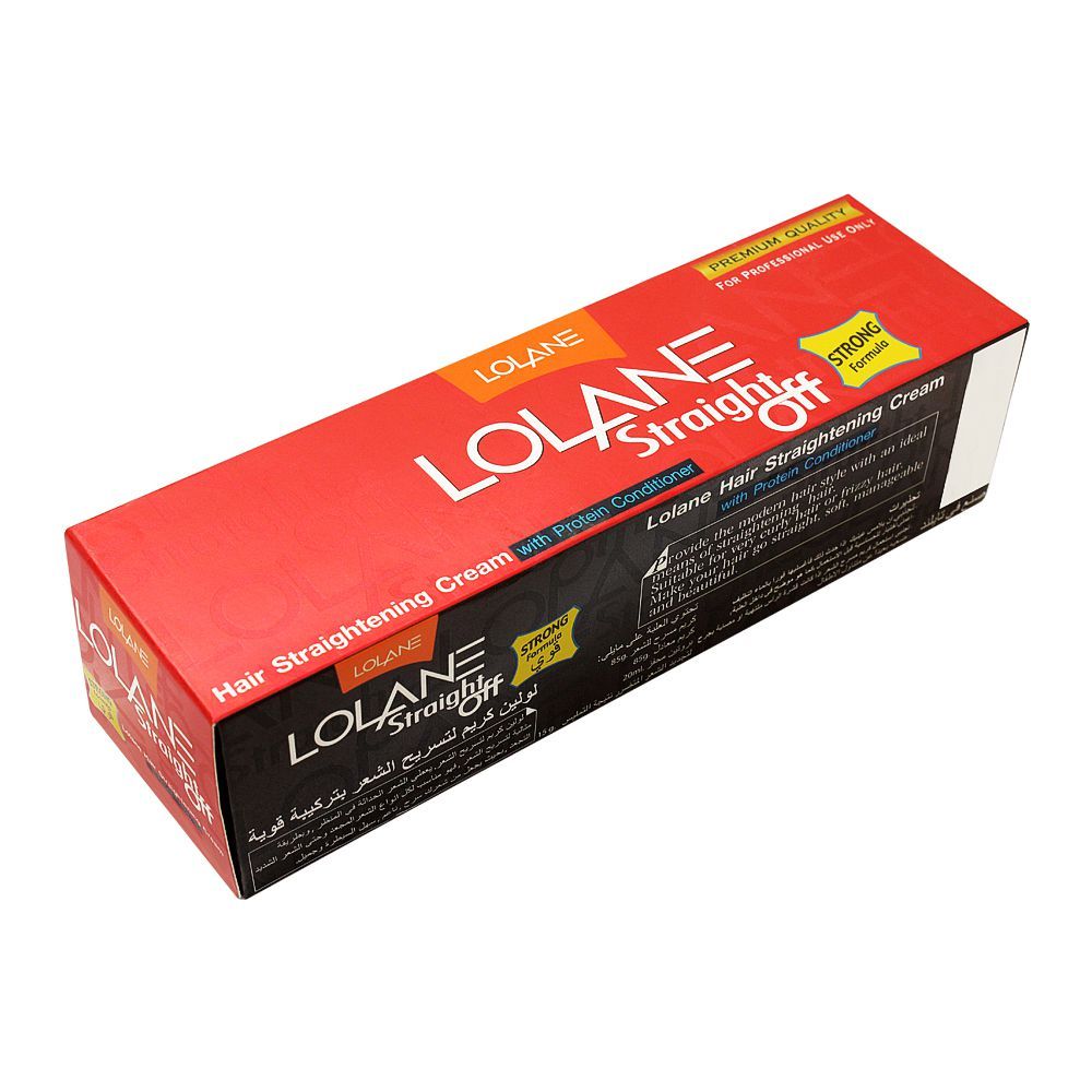 Lolane Straight Off Hair Straightening Cream Strong Formula Large 85ml