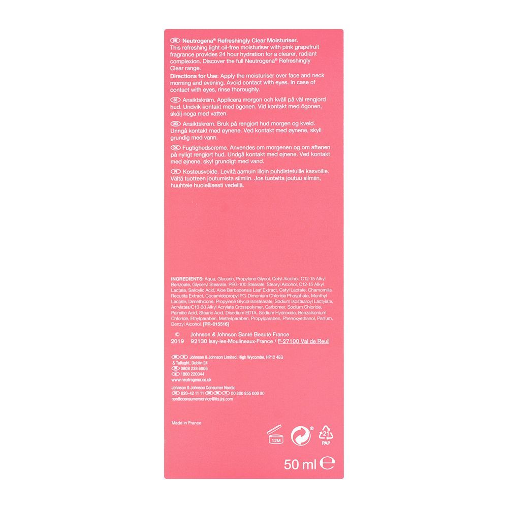 Neutrogena Refreshingly Clear Moisturiser 50ml