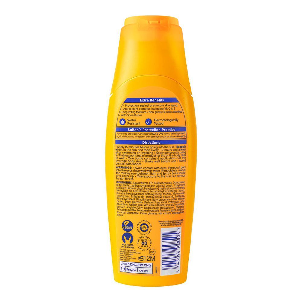 Boots Soltan Protect & Moisturise Lotion SPF50+ 200ml