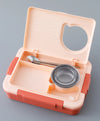 Kids Insulated Lunch Box Pink/Orange - Leakproof, BPA-Free, Multi-Compartment with Spoon & Chopsticks