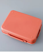 Kids Insulated Lunch Box Pink/Orange - Leakproof, BPA-Free, Multi-Compartment with Spoon & Chopsticks