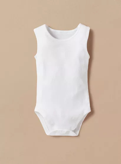 Juniors Sleeveless Solid Bodysuit - Set of 3 ( 6-12 months )