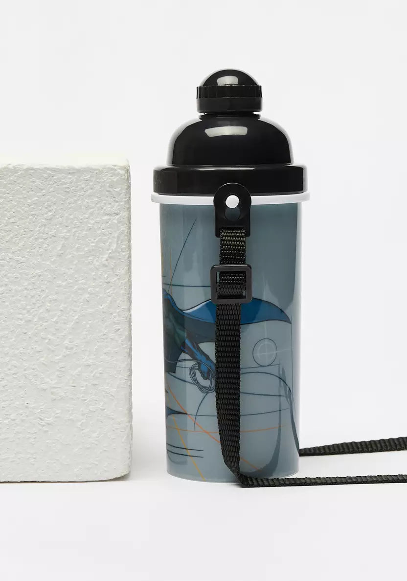 Batman Print Water Bottle