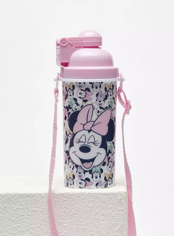 All-Over Minnie Mouse Print Water Bottle