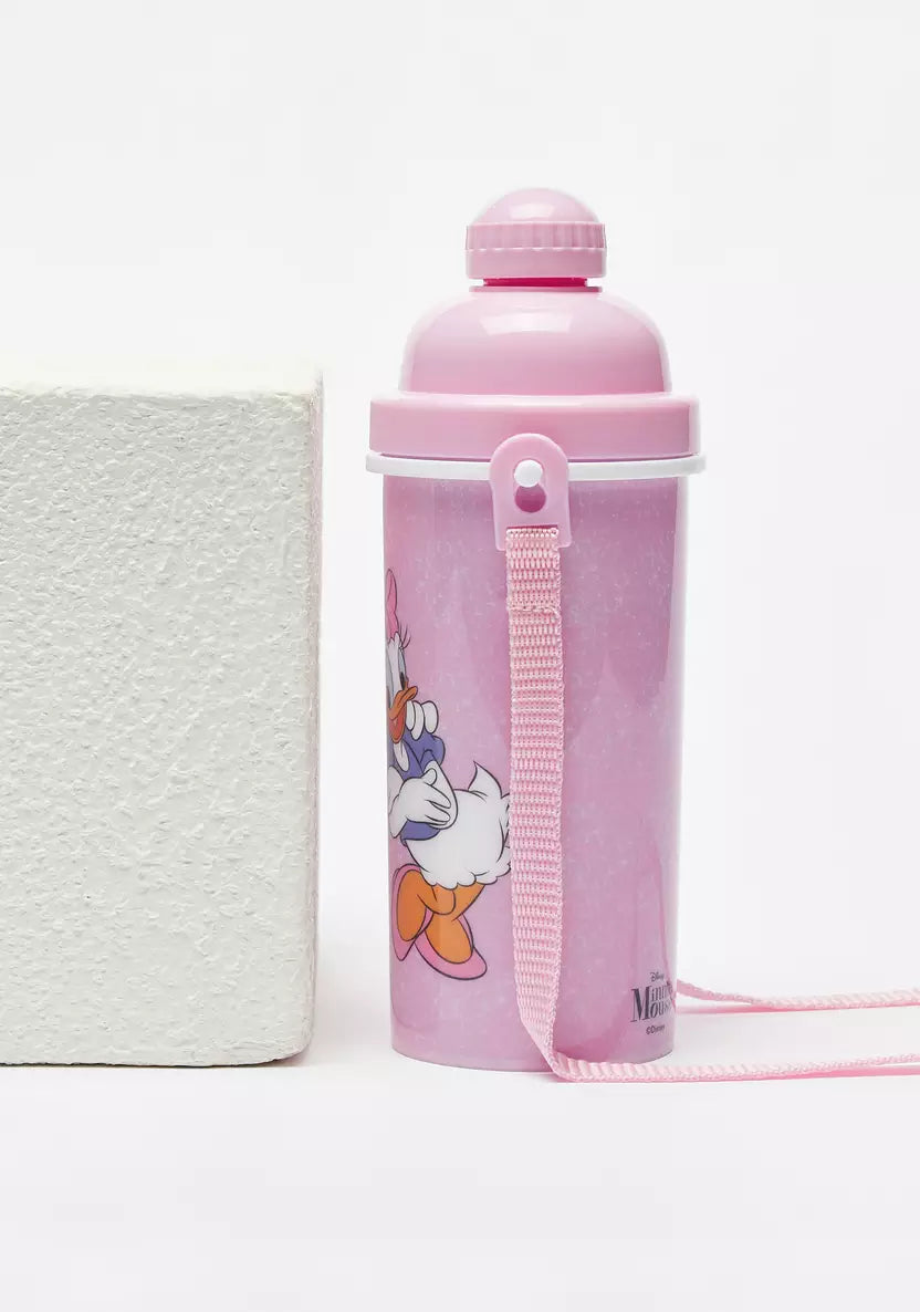 Minnie Mouse and Daisy Duck Print Water Bottle