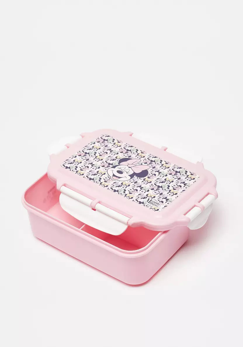 Minnie Mouse Print 3-Compartment Sandwich Box
