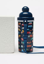 All-Over Cars Print Water Bottle