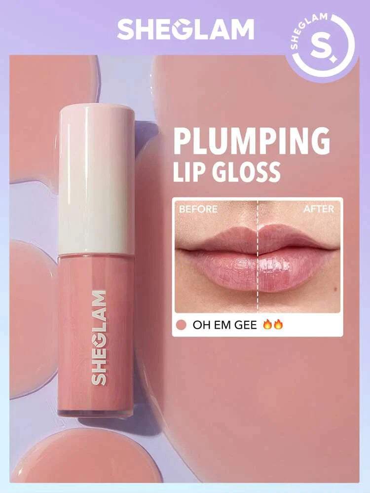 SHEGLAM Hot Goss Plumping Lip Gloss-Oh Em Gee - Lip injection