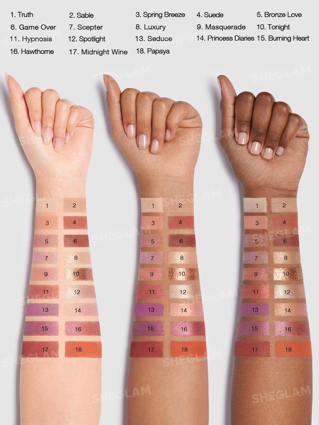 SHEGLAM Glitz Wiz Palette - ECSTASY
