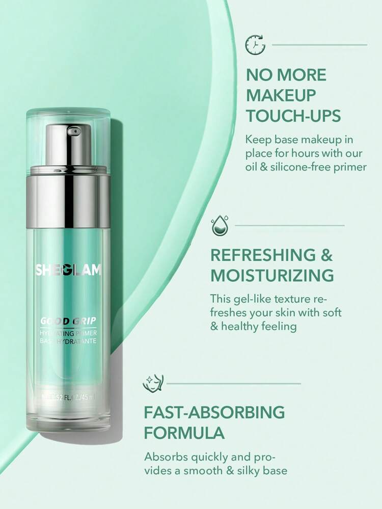 SHEGLAM Good Grip Hydrating Primer - Green (45ml)