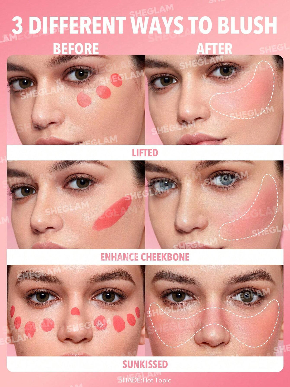 SHEGLAM Color Bloom Liquid Blush Matte Finish - Orange Feel