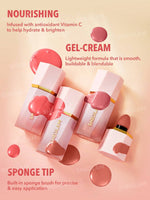 SHEGLAM Color Bloom Liquid Blush Matte Finish - Love Cake