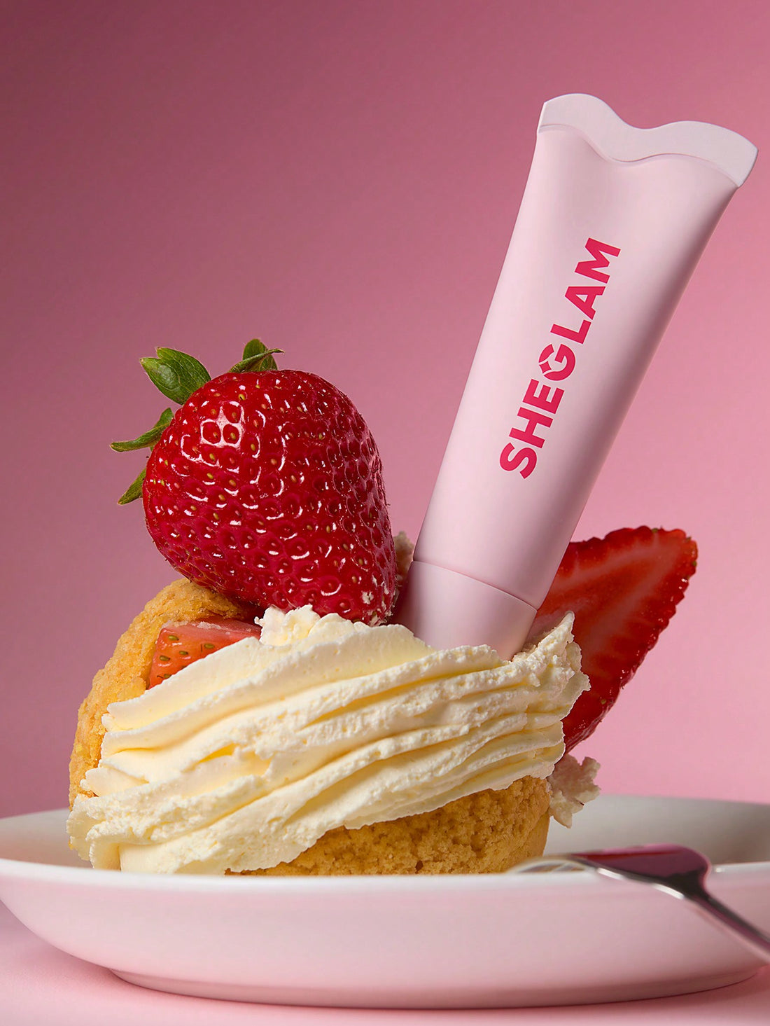 SHEGLAM Crystal Glaze Moisturizing Lip Care 10ml - Strawberry Milk