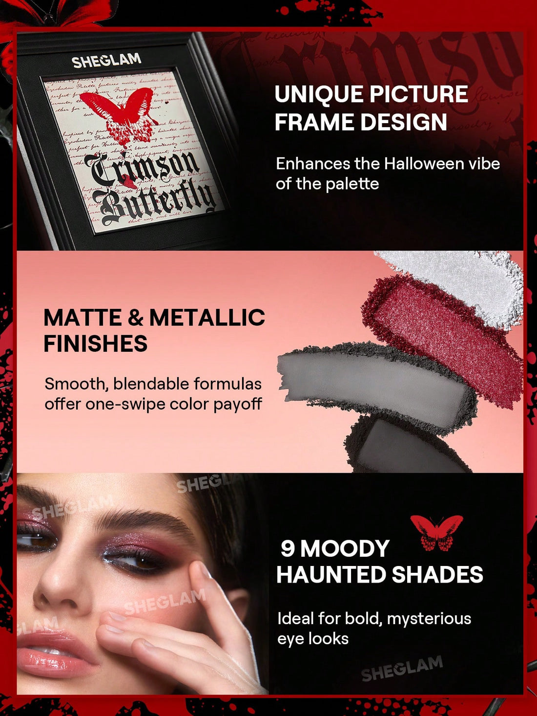 SHEGLAM Cursed Chrysalis Palette 8g