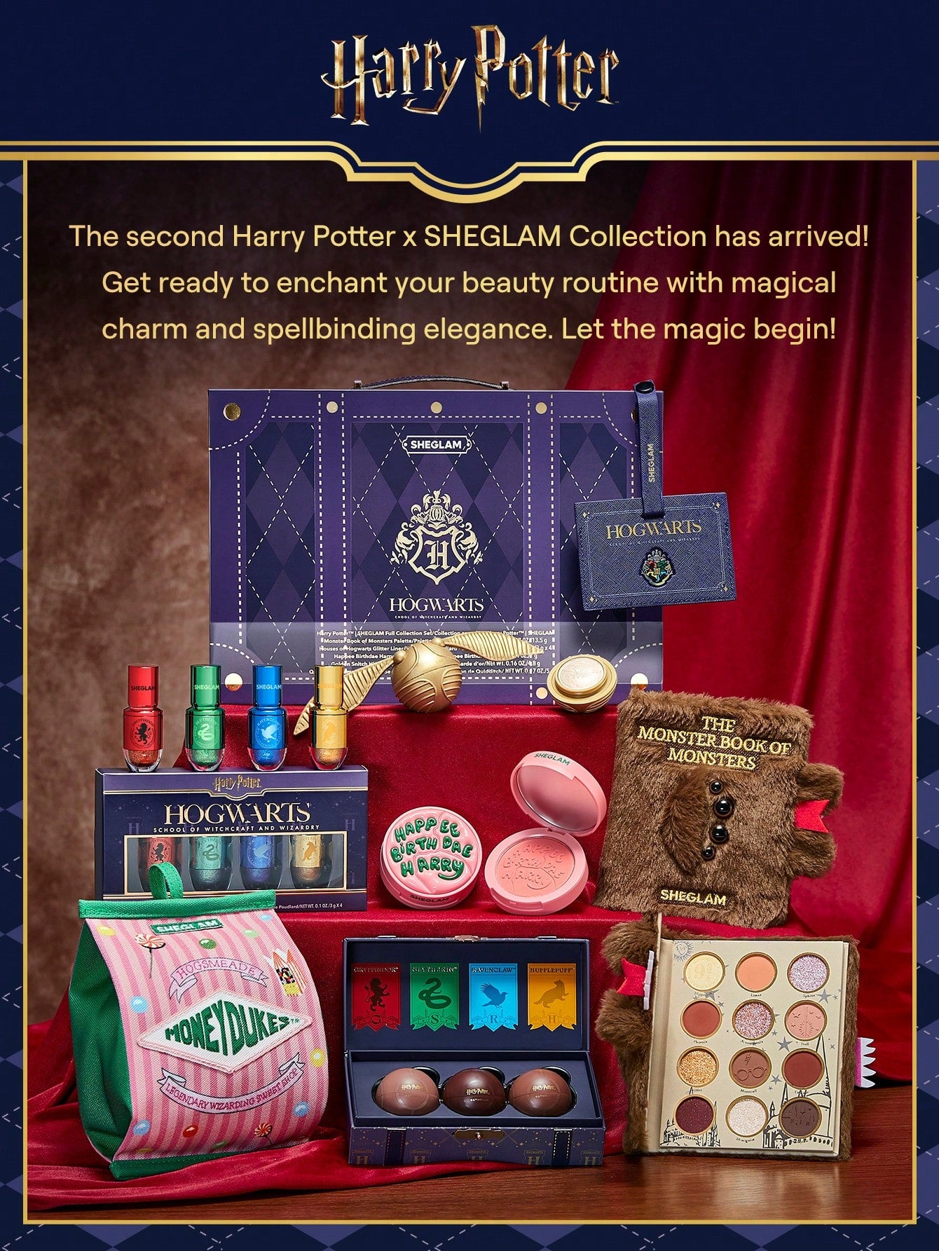 BELUM | Tenda Half Panama Harry Potter 140x260, Morbida e Multicolore con Occhie
