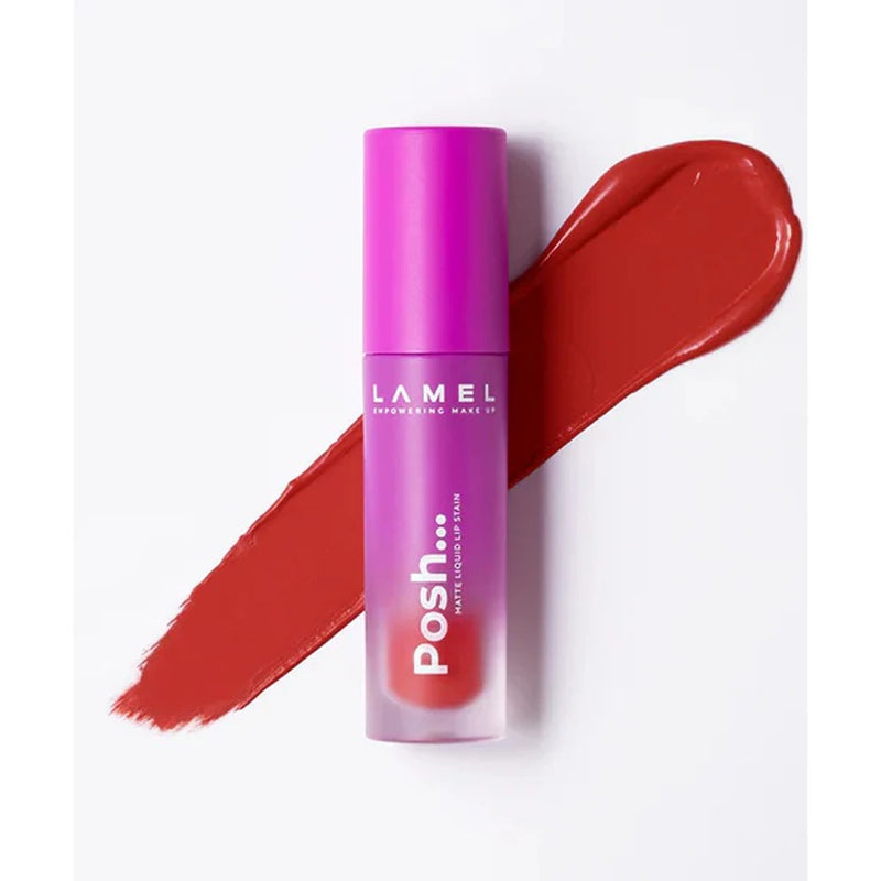 Lamel Posh Matte Liquid Lip Stain 406 Ruby Red