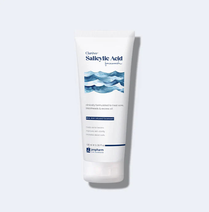 Jenpharm Clarevo Salicylic Acid Facewash 100ml