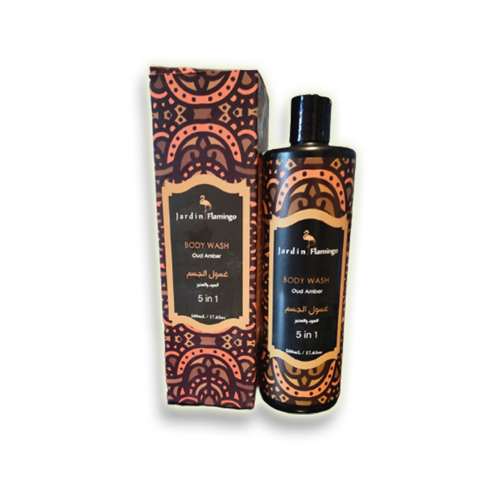 Jardin flamingo oudh body wash