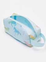 Unicorn Print Pencil Case with Zip Closure