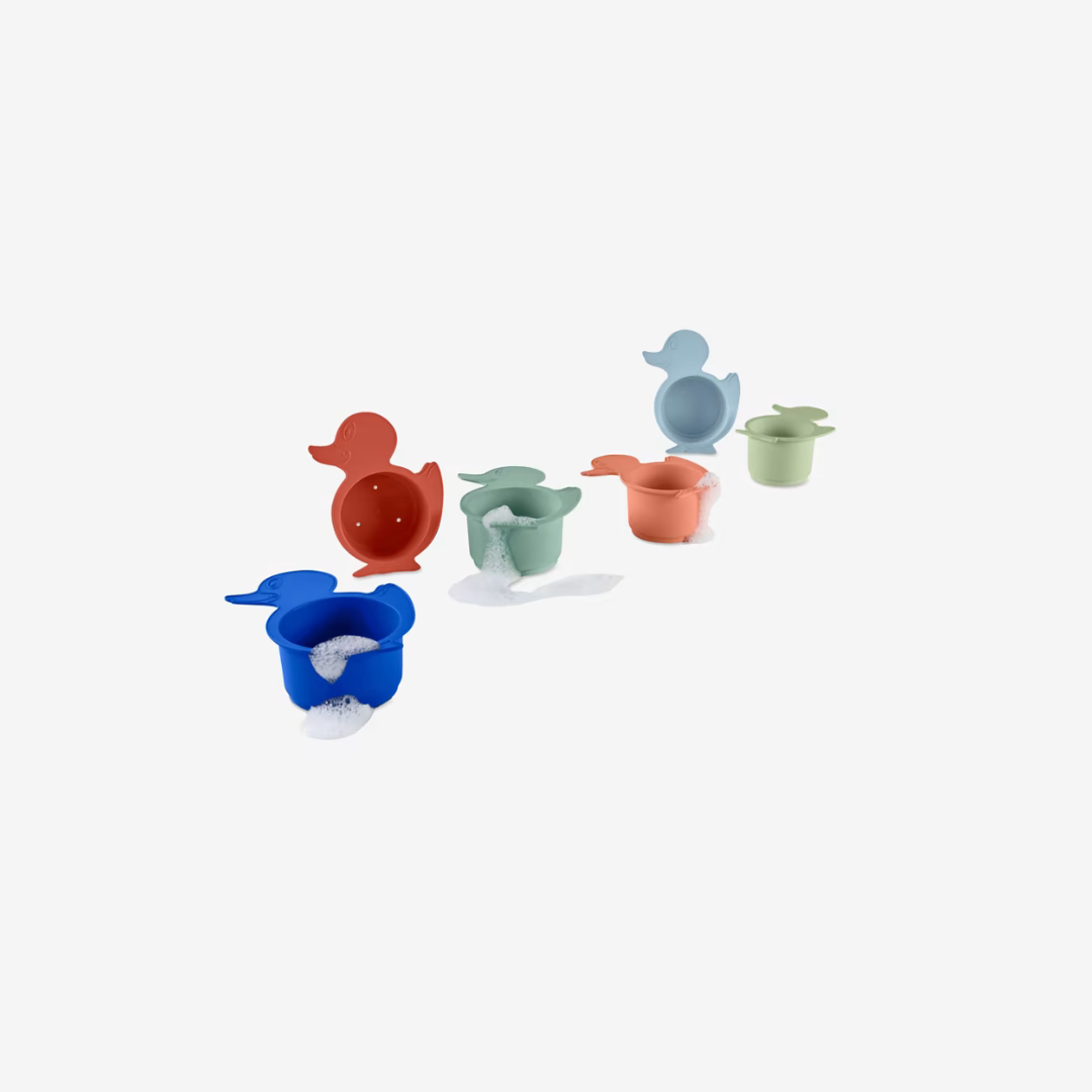 Bath and Sand Cups (6 Ducks)