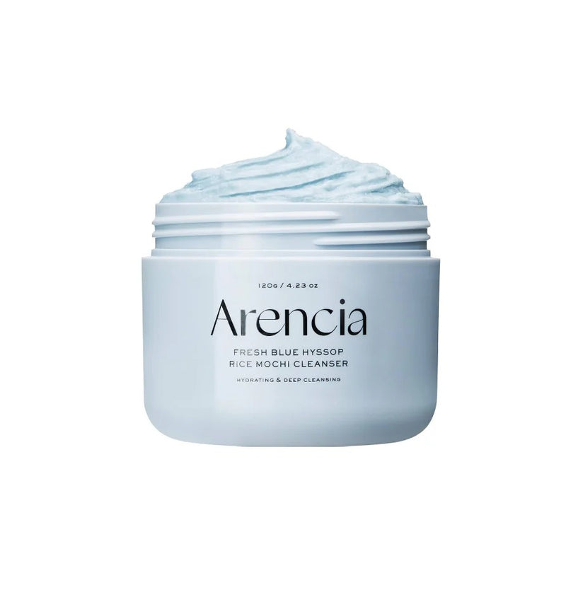 Arencia Fresh Blue Hyssop Mochi Cleanser 120g