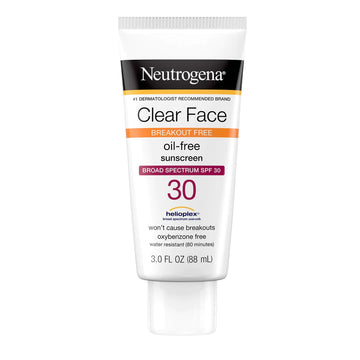 Neutrogena Clear Face  Liquid Lotion Sunscreen SPF 30 Broad Spectrum 88ml