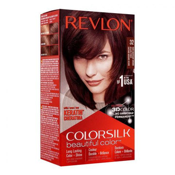 Revlon Colorsilk Hair Color, Dark Mahogany Brown 32