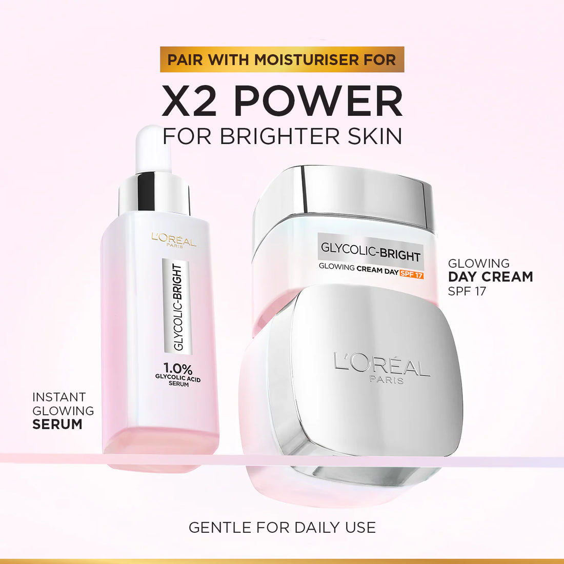 Loreal Paris Glycolic Bright Instant Glowing Serum Reduces Dark Spots 30ml