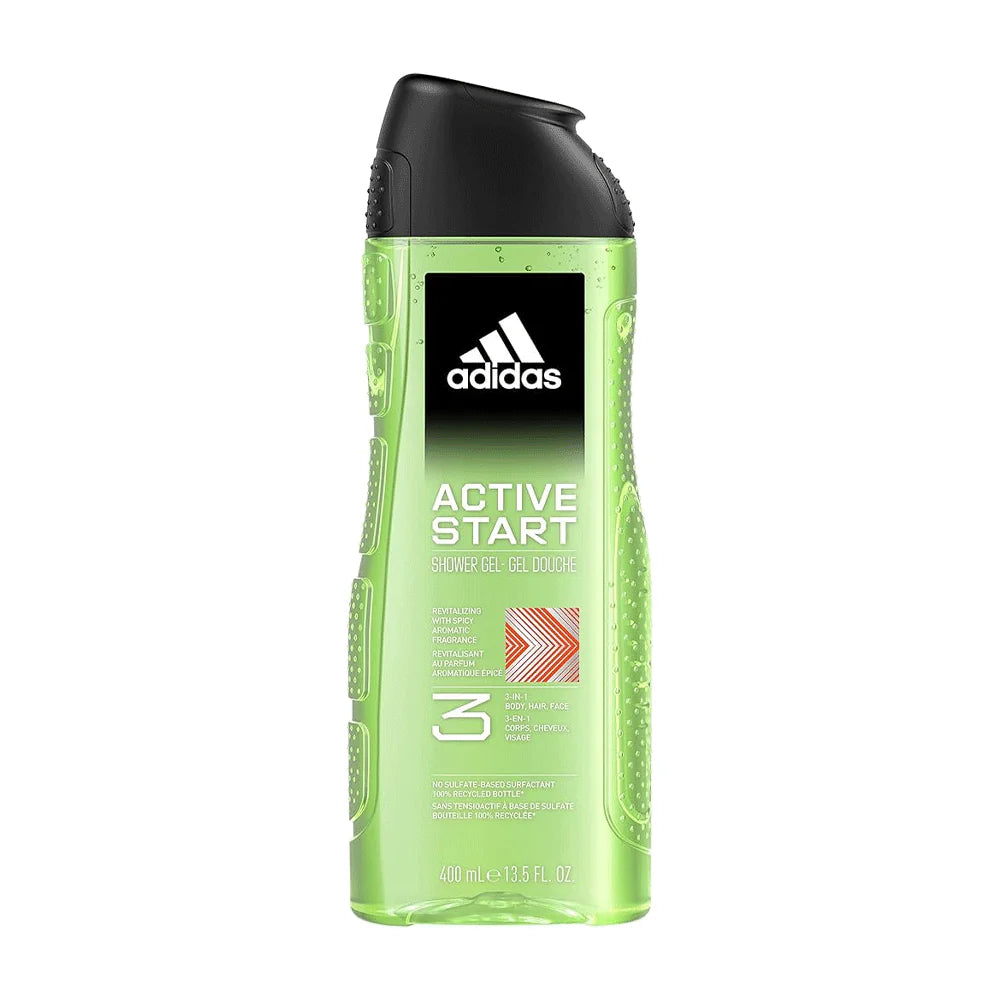 Adidas Active Start 3 in 1 Shower Gel 400ml