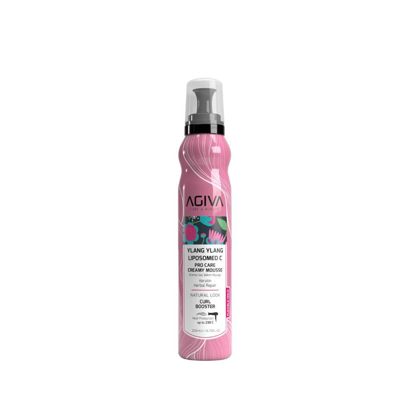 Agiva Ylang Ylang Liposomed C Keratin Herbal Repair Creamy Mousse 200ml