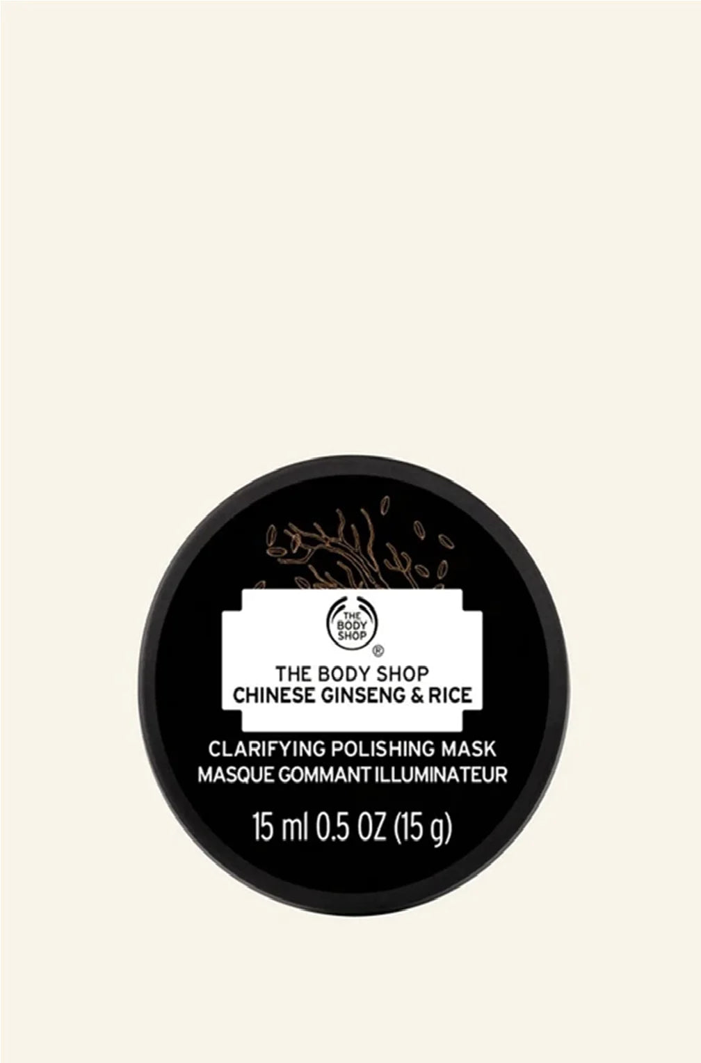 The Body Shop Chinese Ginseng And Rice Clarifying Polishing Mask 15 Ml
