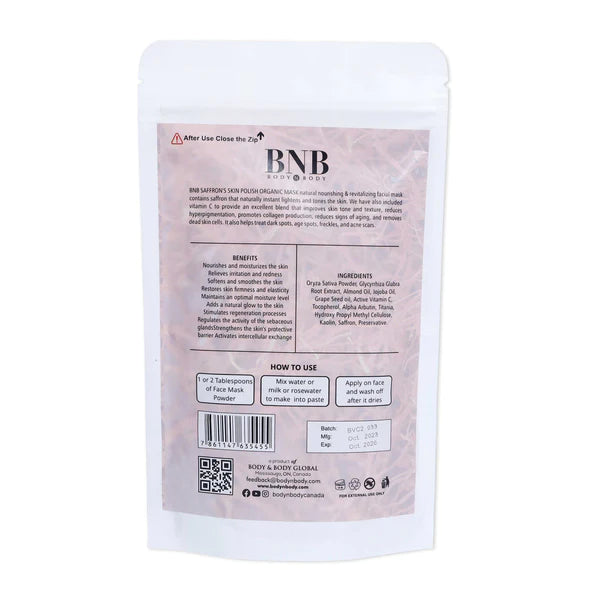 BNB Saffron Skin Polish Mask 120gm